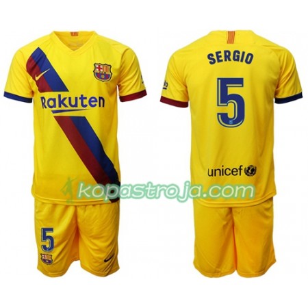 Billiga Fotbollströjor FC Barcelona Sergio Busquets 5 Barn Borta tröja 2019/20 Kortärmad